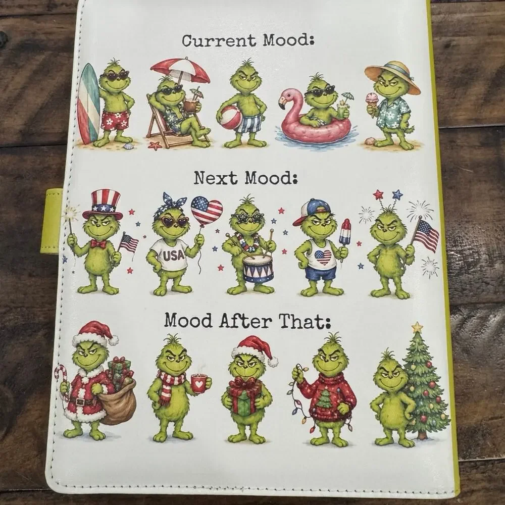 The Grinch A5 Binder